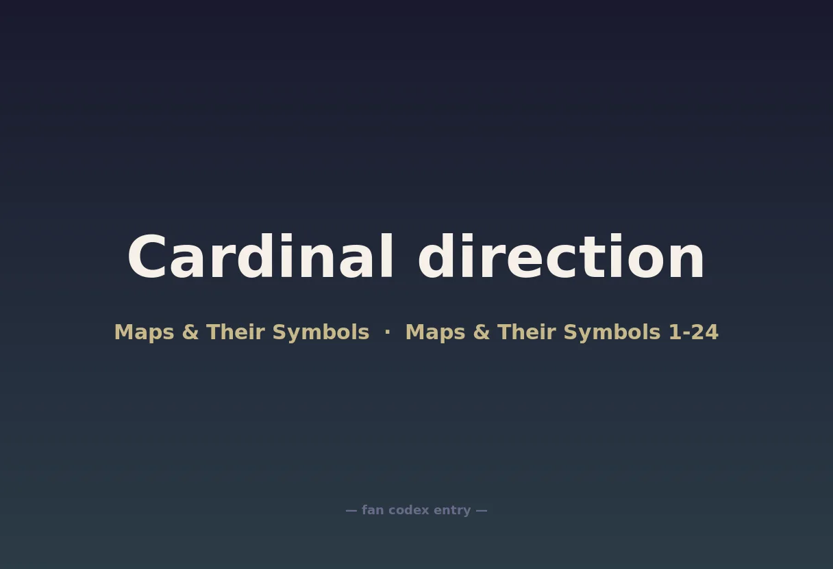 Cardinal direction