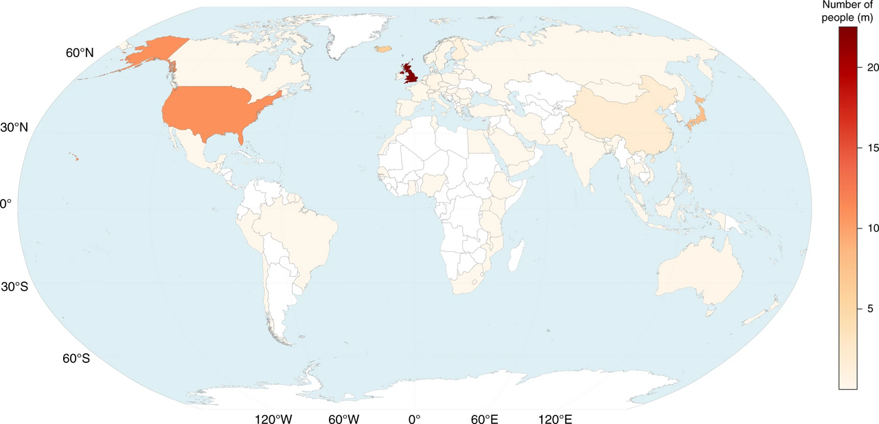 Choropleth map