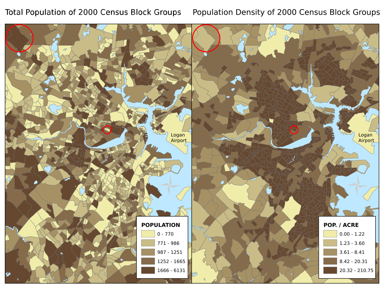 Choropleth map
