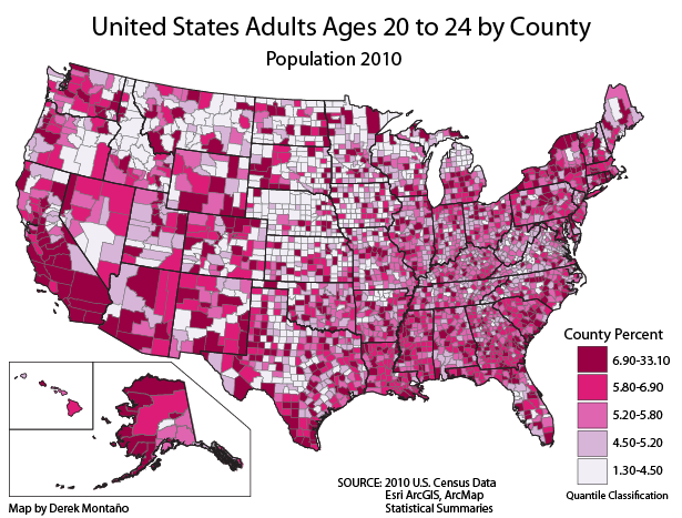 Choropleth map