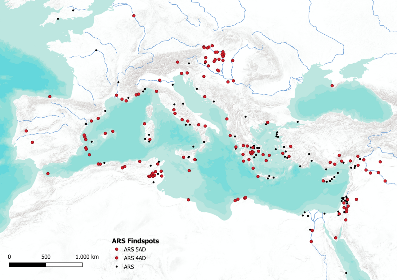 Dot distribution map