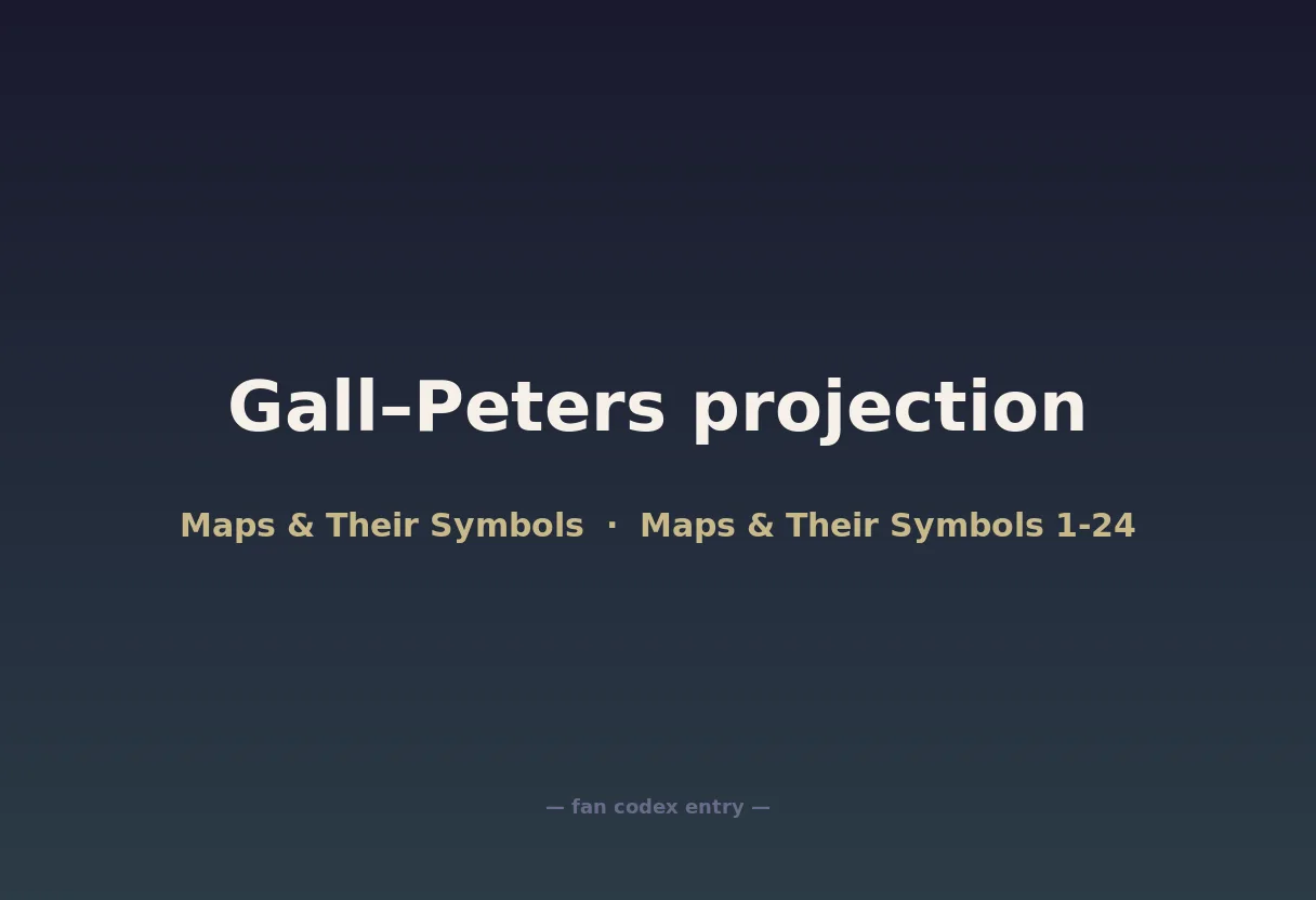 Gall–Peters projection