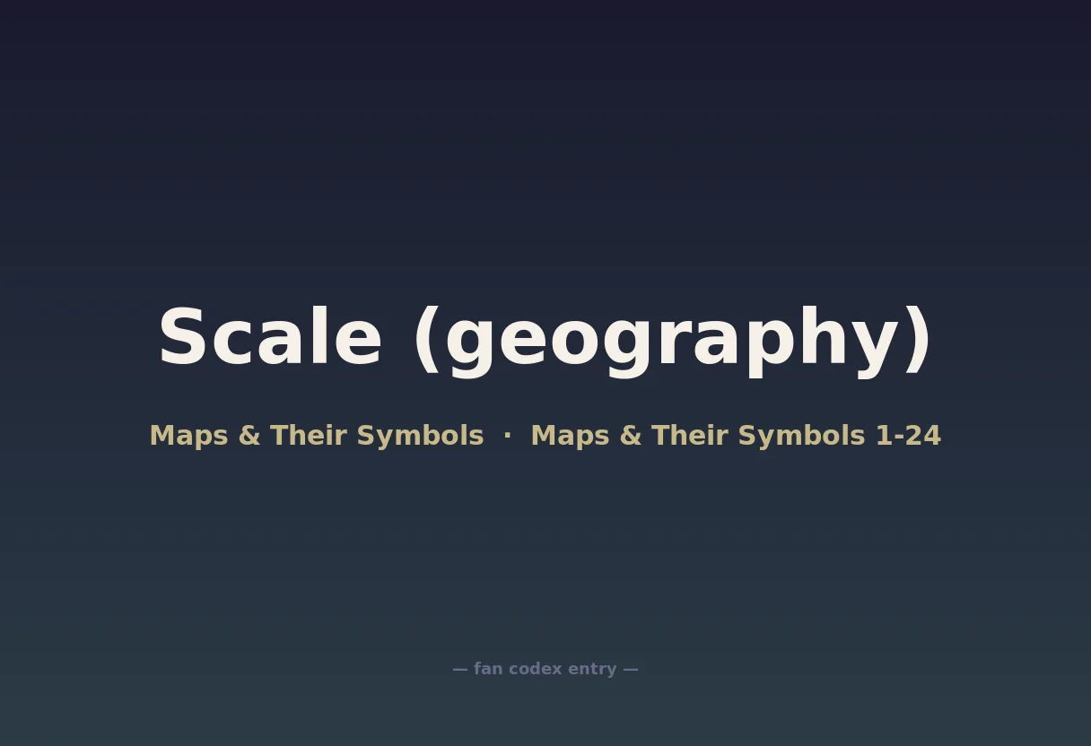 Scale (geography)