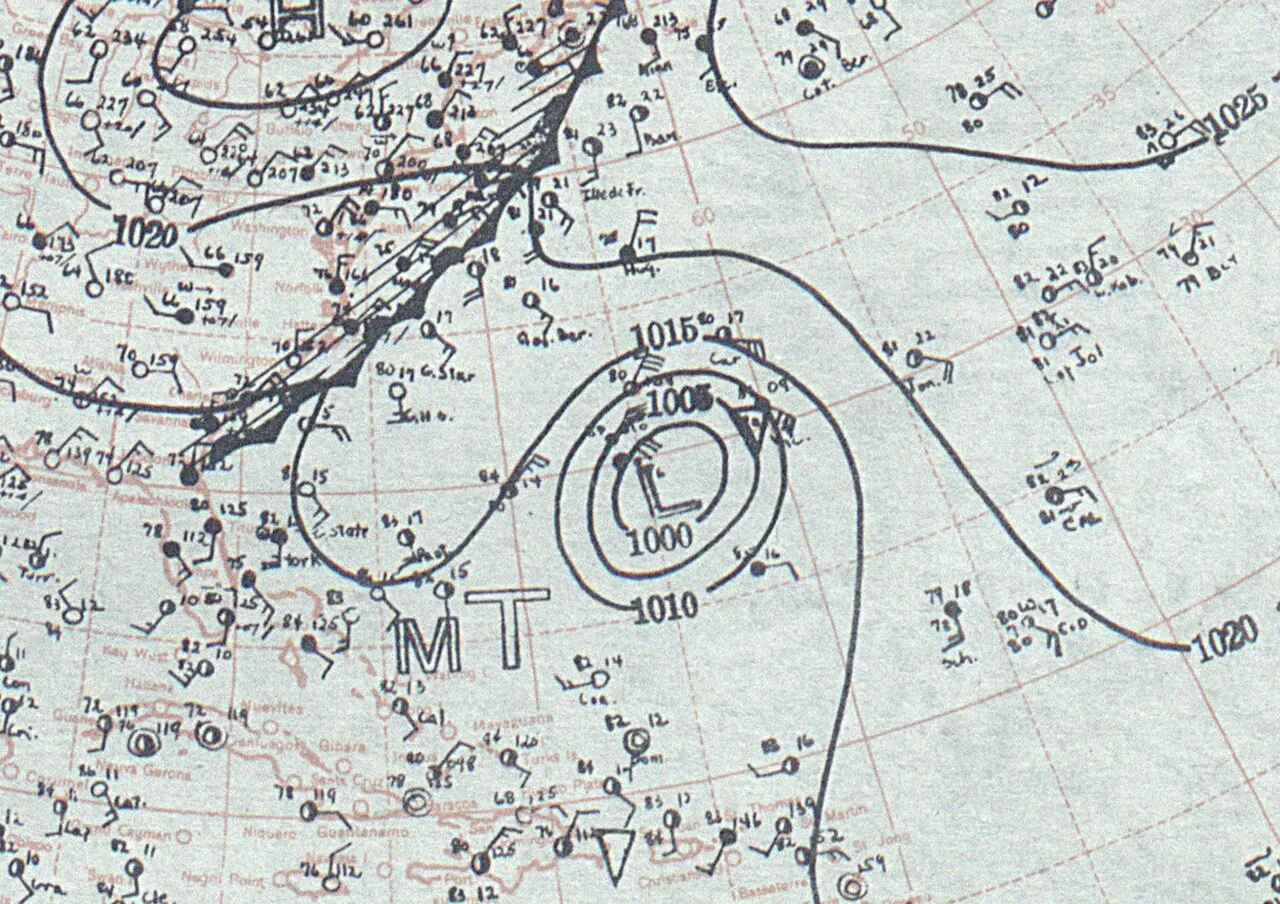 Weather map